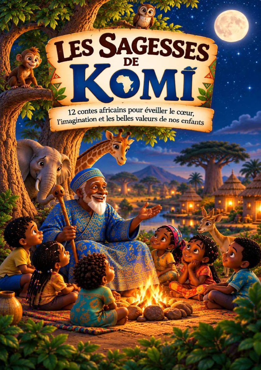 Couverture de Les Sagesses de Komi, par Affi Codjo